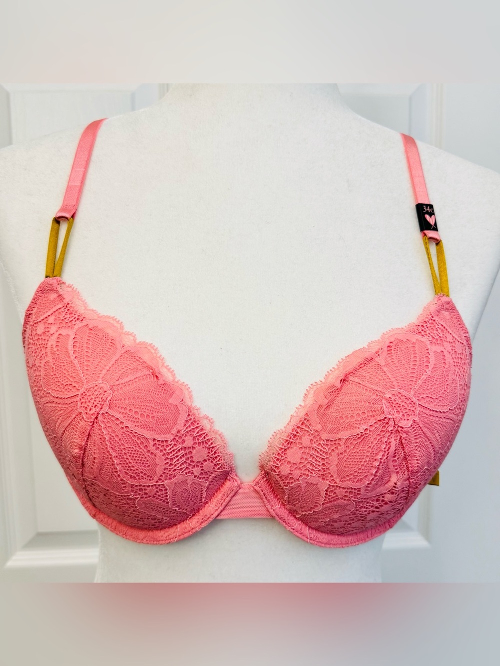 Victoria's Secret Lined Demi Bra 34C NWT